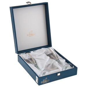 Set of champagne glasses "Fusion Regina" for 2 persons