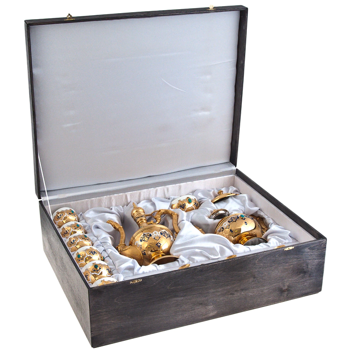 Tea set "Legend of the East" for 6 persons, Zlatoust