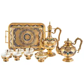 Чайный сервиз "Легенда Востока" на 6 персон, Златоуст