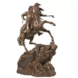 The author's bronze sculpture "Ermak"