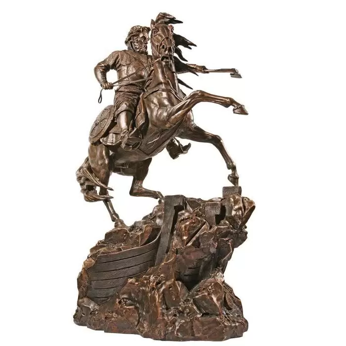 The author's bronze sculpture "Ermak"