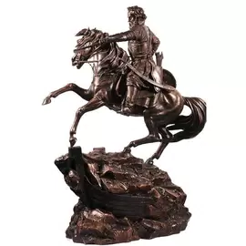 The author's bronze sculpture "Ermak"