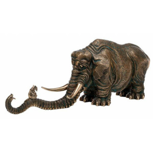 The author's bronze sculpture "Elephant"