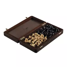 Шахматы из венге "Яхтенные" магнитные мини