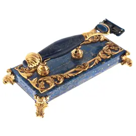 Handmade lapis lazuli shaving machine, Zlatoust
