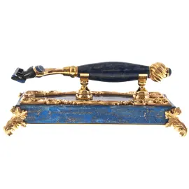 Handmade lapis lazuli shaving machine, Zlatoust