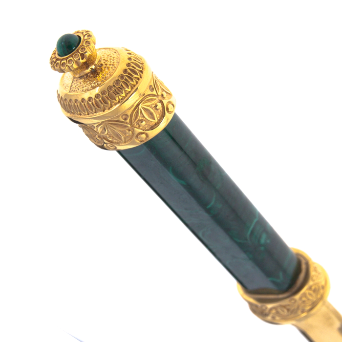 Paper knife "Elite" (malachite)
