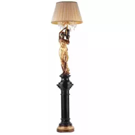 Лампа с плафоном "Девушка" правая