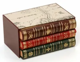 Книги в кожаном переплёте "Великие русские полководцы. Суворов. Кутузов. Ермолов" в 3-х томах  Книги в кожаном переплёте "Великие русские полководцы. Суворов. Кутузов. Ермолов" в 3-х томах