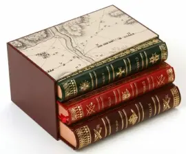 Книги в кожаном переплёте "Великие русские полководцы. Суворов. Кутузов. Ермолов" в 3-х томах  Книги в кожаном переплёте "Великие русские полководцы. Суворов. Кутузов. Ермолов" в 3-х томах