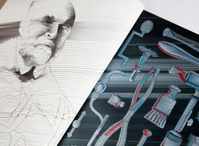 The leather-bound book "Questions of life" by N.I.Pirogov