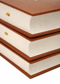 Книги в кожаном переплёте "Охотничьи и промысловые птицы Европейской России и Кавказа" М.Мензбир, в 3-х томах