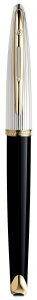 Fountain pen "Carene" De Luxe Black Silver GT F