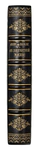 The leather-bound book "About the elegant life" by O. Balzac