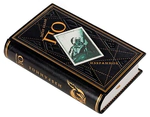 The leather-bound book "Favorites" by E.A.Poe