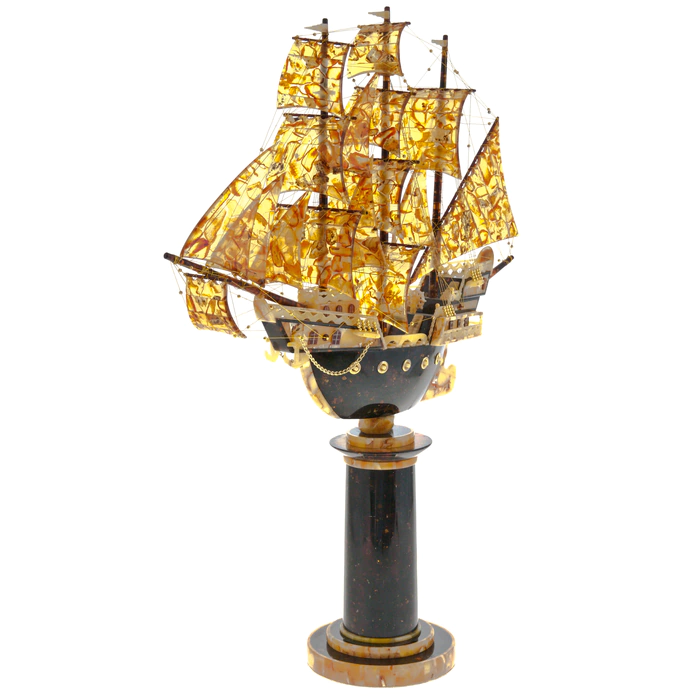 The composition of amber "Ship" is large