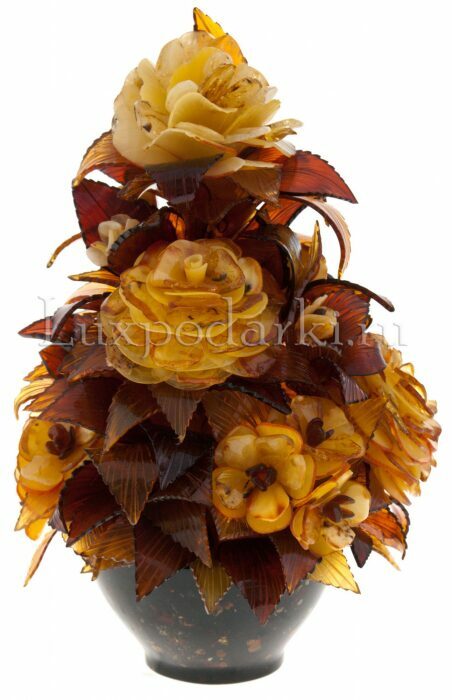 Букет из янтаря "Притяжение"