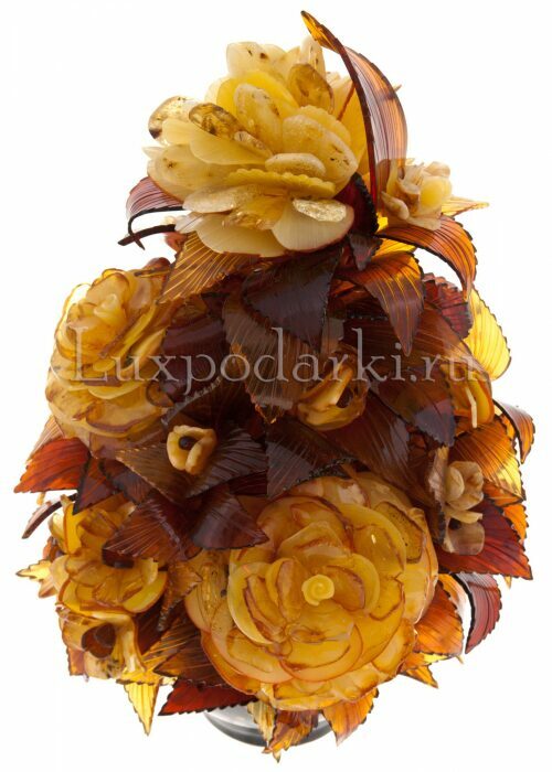 Букет из янтаря "Притяжение"