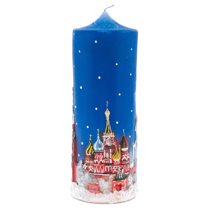 Big candle "Happy New Year, Russia!"