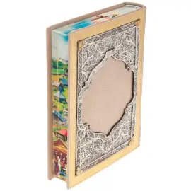 Подарочная книга в кожаном переплете "Семейная книга" с накладками