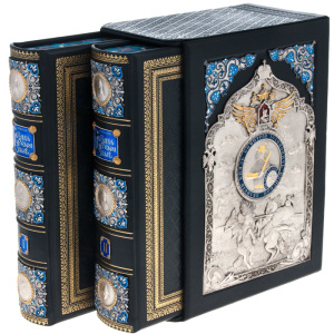 Gift book "Tales of the Russian land" with overlays