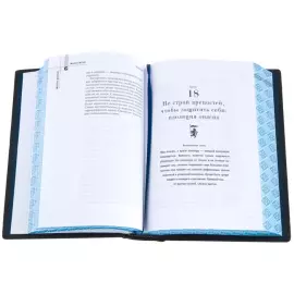 Leather-bound gift book "48 laws of power" with overlays