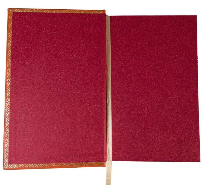 Gift books in leather binding "Akhmadulina B. Collected works" in 3 volumes