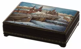 Шкатулка Холуй "Старая Москва"