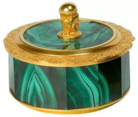 Шкатулка круглая "Дуэт"