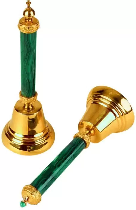 The bell is malachite
