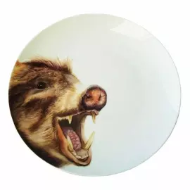 Porcelain plate "Boar"
