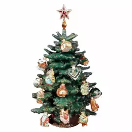 The "Christmas Tree" damask (12 toys and a pump)