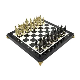 Шахматы из мрамора и долерита "Русь" средние