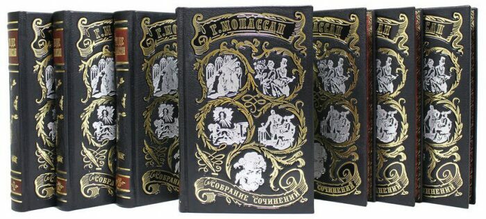 Gift books "Guy De Maupassant. Collected works" in 7 volumes