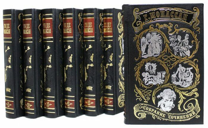 Gift books "Guy De Maupassant. Collected works" in 7 volumes