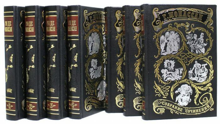 Gift books "Guy De Maupassant. Collected works" in 7 volumes