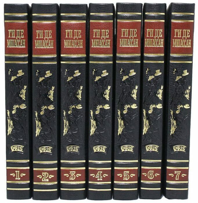 Gift books "Guy De Maupassant. Collected works" in 7 volumes