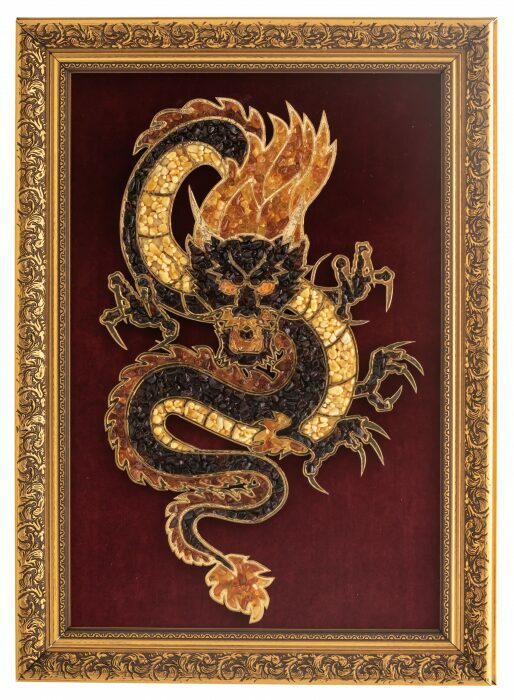 Amber panel "Dragon"