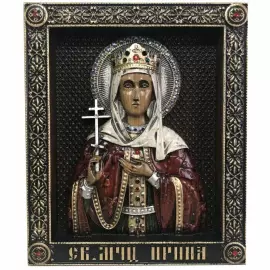 Икона из дерева "Святая Ирина"