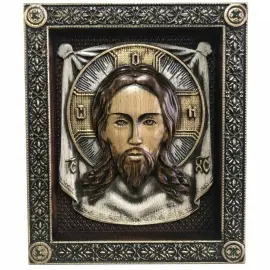 Икона из дерева "Спас Нерукотворный" Икона из дерева "Спас Нерукотворный"