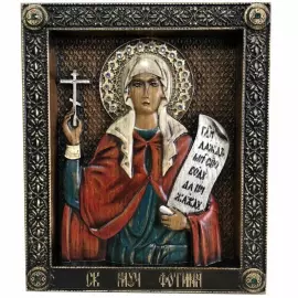 Икона из дерева "Святая Фотиния Самарянка"