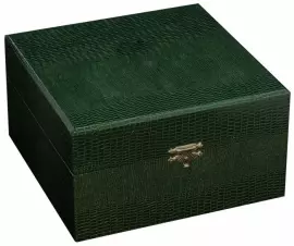 Cognac glass "Red Sun" with stained glass enamels