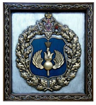Панно резное "Герб ВДВ"