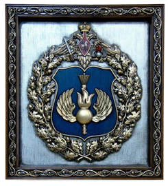 Панно резное "Герб ВДВ"