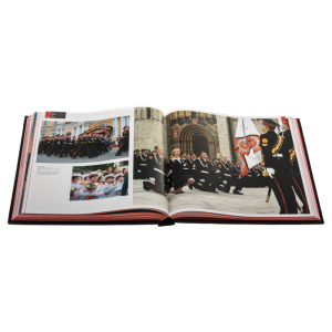 Leather-bound gift book "Russian Army" with overlays