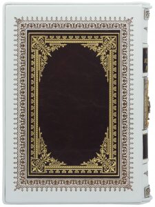 Подарочная книга в кожаном переплете "Всеобщая история" в 4 томах