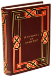 A leather-bound book "For a woman to take note of"