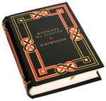 A leather-bound book "For a woman's note. About men"