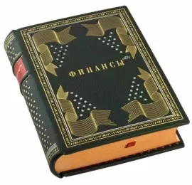 Книга в кожаном переплёте "Финансы АН"