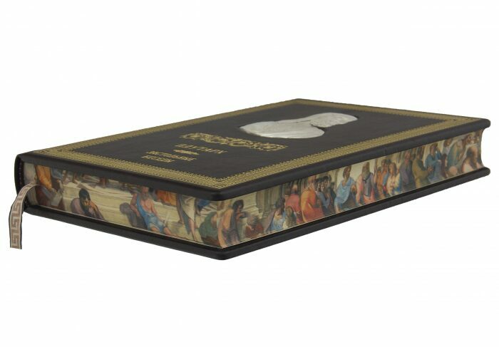 Подарочная книга в кожаном переплете "Застольные беседы"